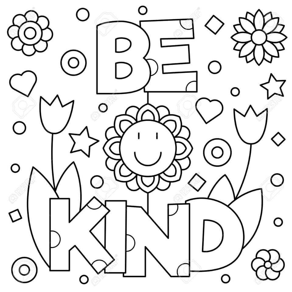 Colouring Sheets For Mental Health Awareness Week On The Theme Of